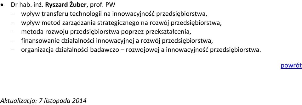 strategicznego na rozwój przedsiębiorstwa, metoda rozwoju przedsiębiorstwa poprzez przekształcenia,