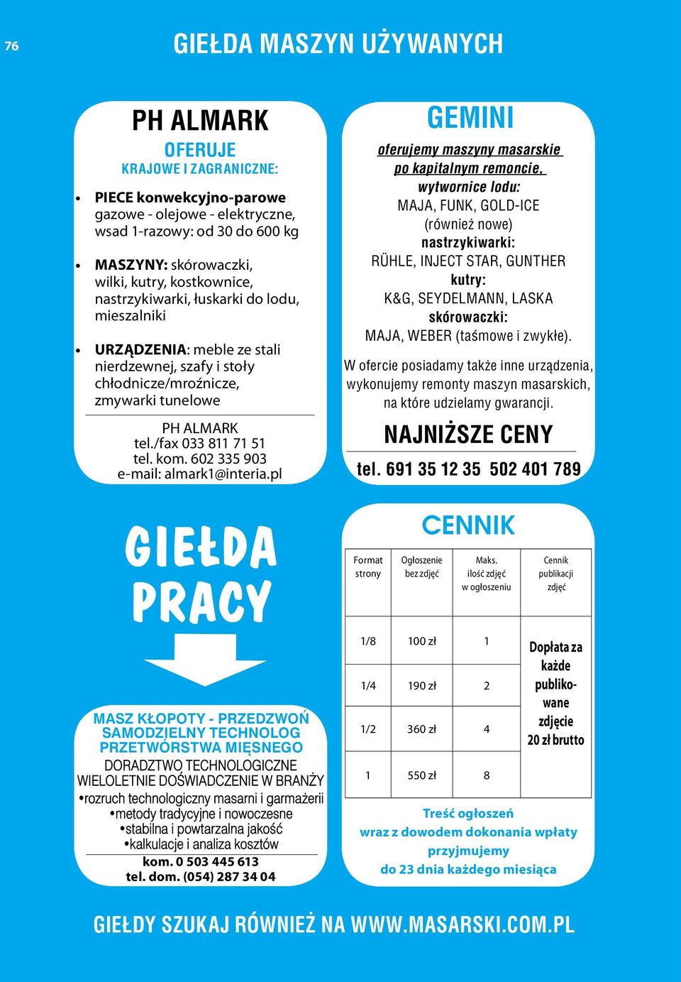 602 335 903 e-mail: almark1@interia.