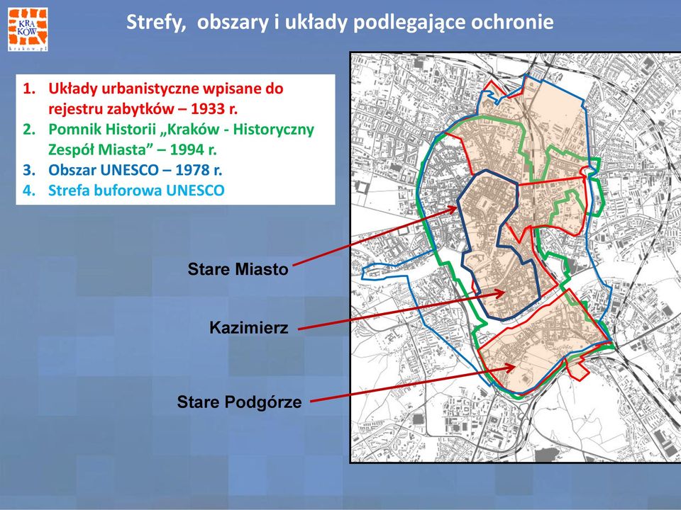 Pomnik Historii Kraków - Historyczny Zespół Miasta 1994 r. 3.