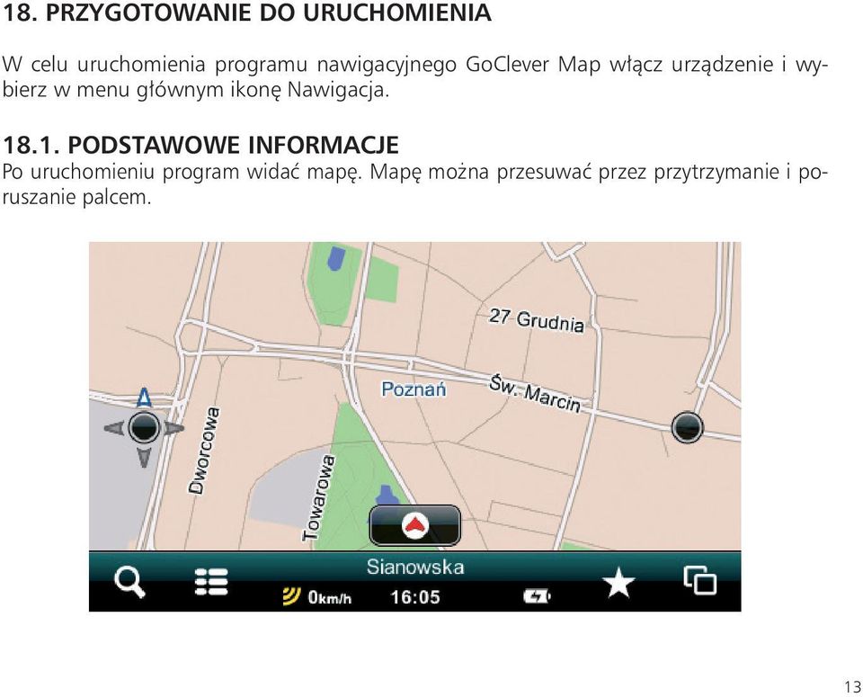 ikonę Nawigacja. 18