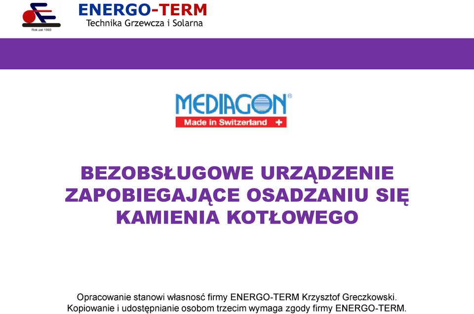 ENERGO-TERM Krzysztof Greczkowski.
