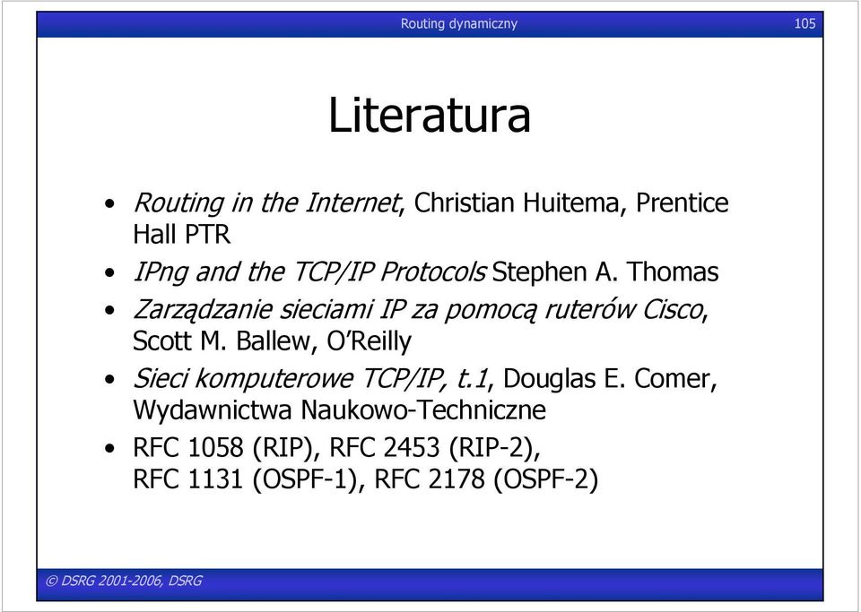 Thomas Zarządzanie sieciami IP za pomocą ruterów Cisco, Scott M.