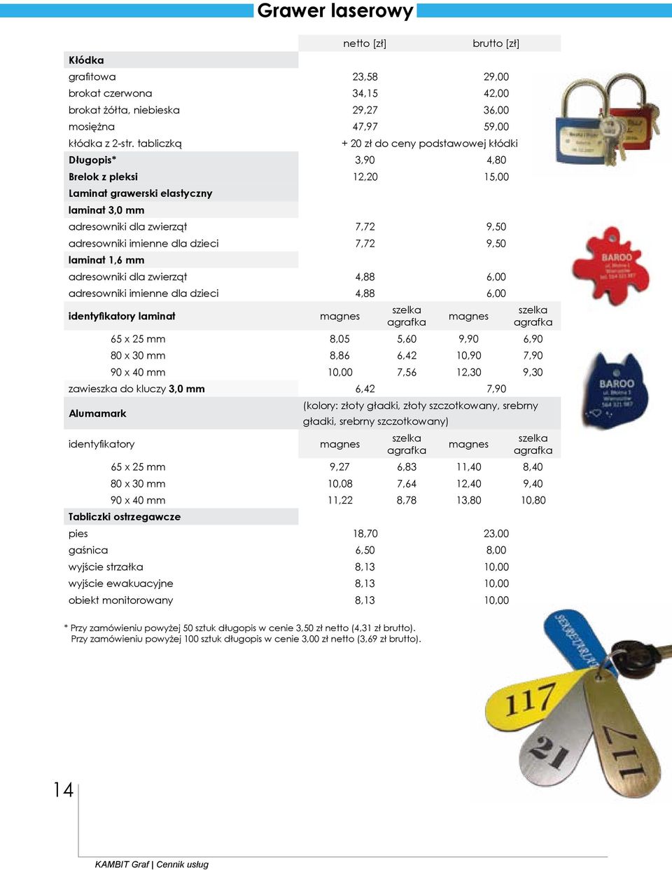 dzieci 7,72 9,50 laminat 1,6 mm adresowniki dla zwierząt 4,88 6,00 adresowniki imienne dla dzieci 4,88 6,00 identyfikatory laminat magnes szelka agrafka magnes szelka agrafka 65 x 25 mm 8,05 5,60