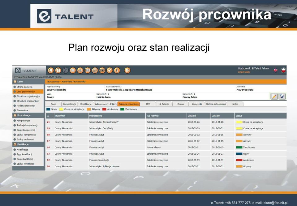 Plan rozwoju