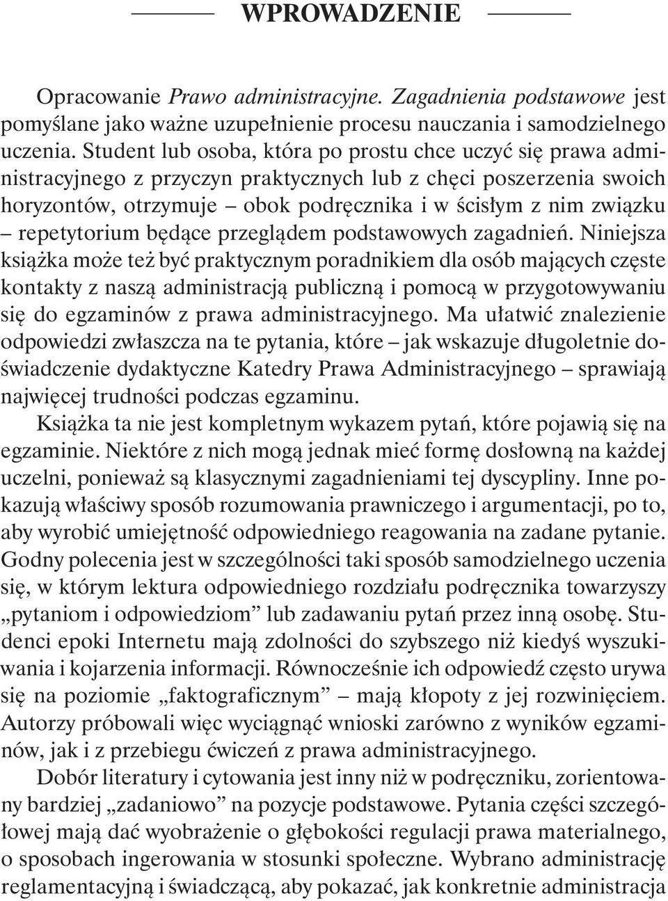 repetytorium będące przeglądem podstawowych zagadnień.