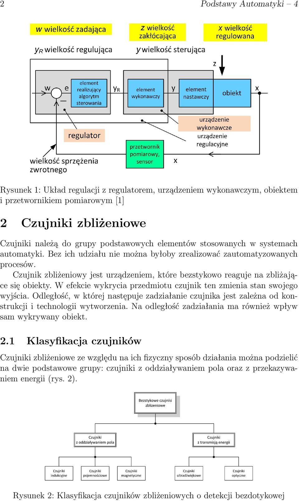 Czujnik zbliżeniowy jest urządzeniem, które bezstykowo reaguje na zbliżające się obiekty. W efekcie wykrycia przedmiotu czujnik ten zmienia stan swojego wyjścia.
