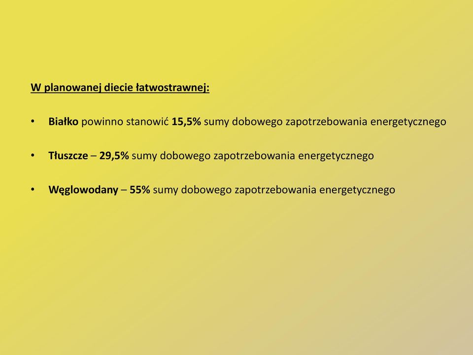 energetycznego Tłuszcze 29,5% sumy dobowego