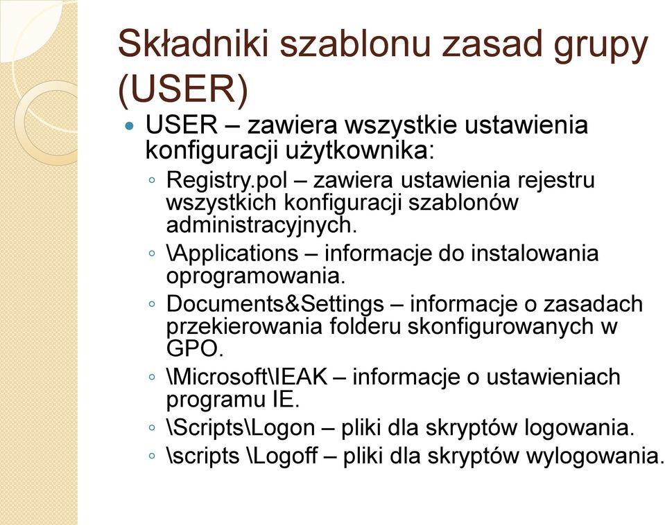 \Applications informacje do instalowania oprogramowania.