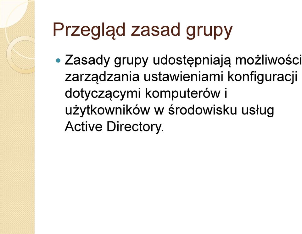 ustawieniami konfiguracji dotyczącymi