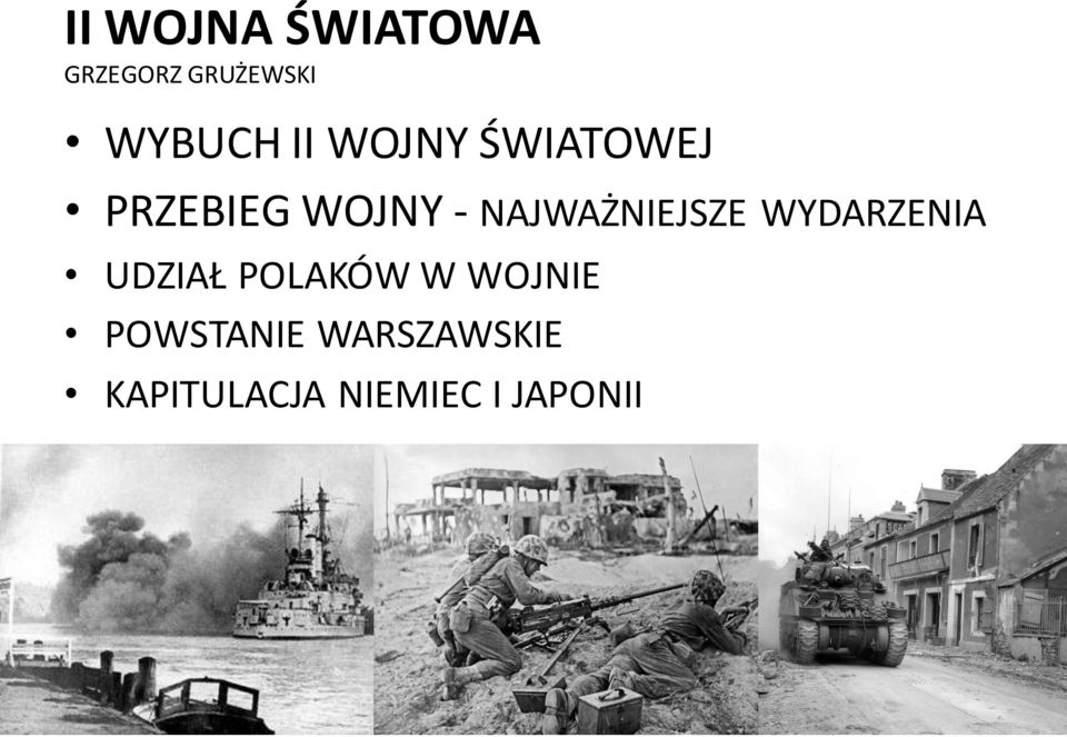 UDZIAŁ POLAKÓW W WOJNIE POWSTANIE