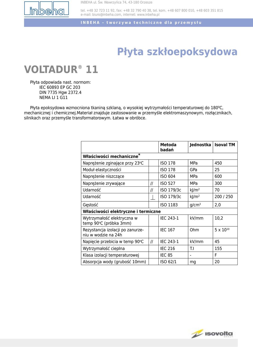 materiał znajduje zastosowanie w przemyśle elektromaszynowym, rozłącznikach, silnikach oraz przemyśle transformatorowym. Łatwa w obróbce.