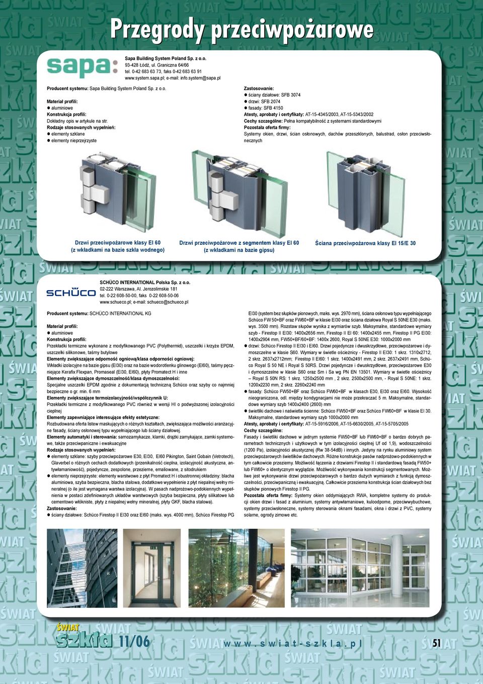 ucent systemu: Sapa Building System Pol