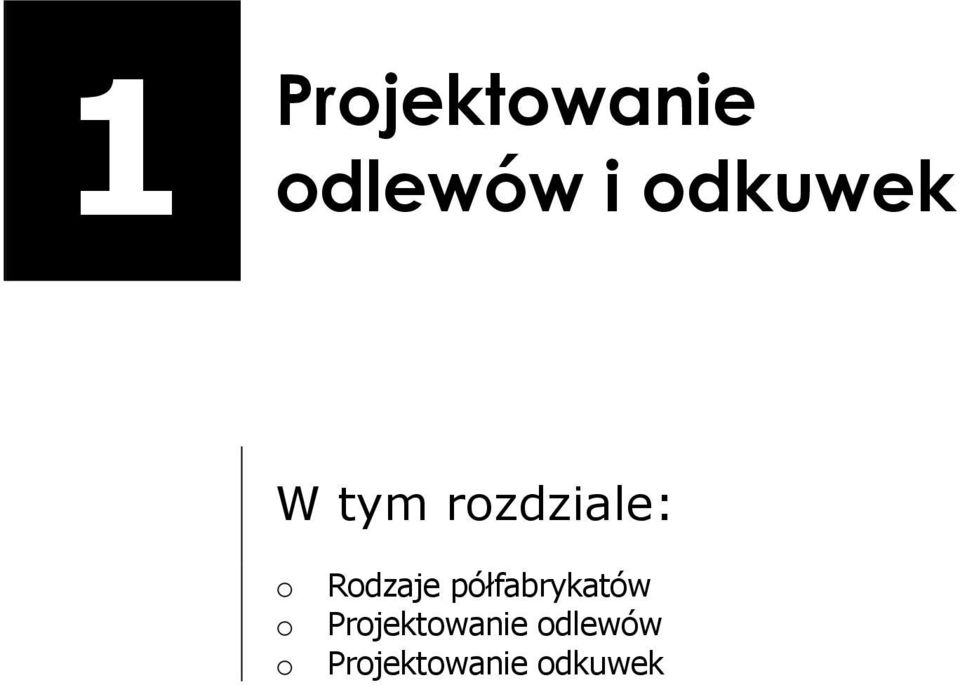 Rodzaje półfabrykatów o
