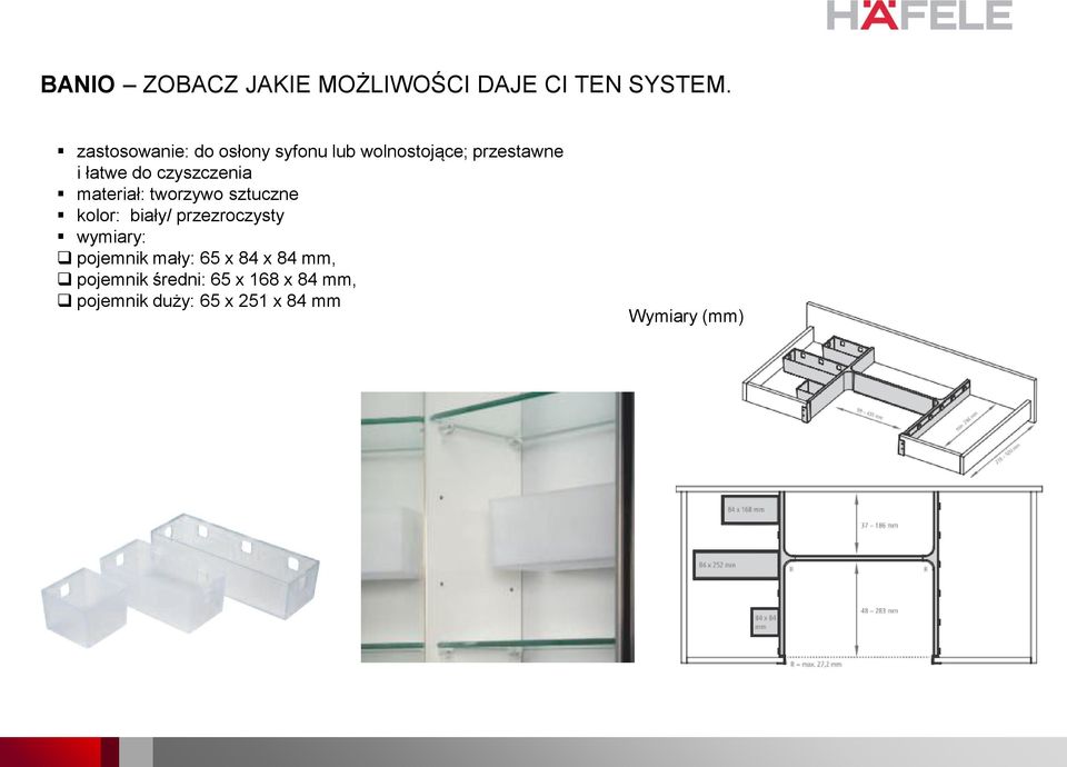 czyszczenia materiał: tworzywo sztuczne kolor: biały/ przezroczysty wymiary: