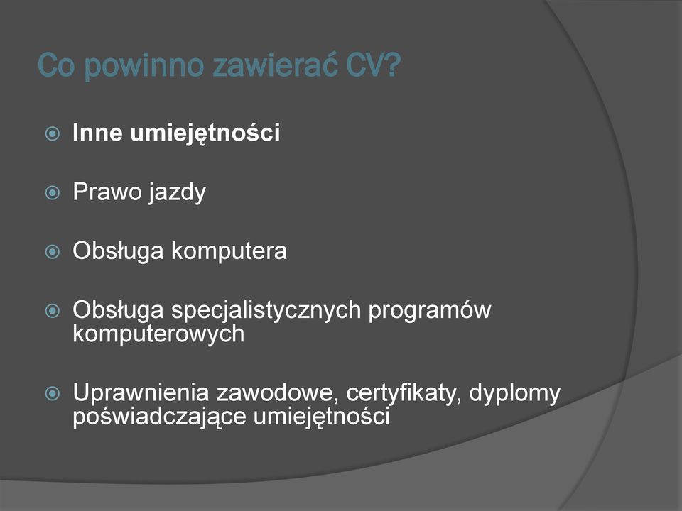 Obsługa specjalistycznych programów