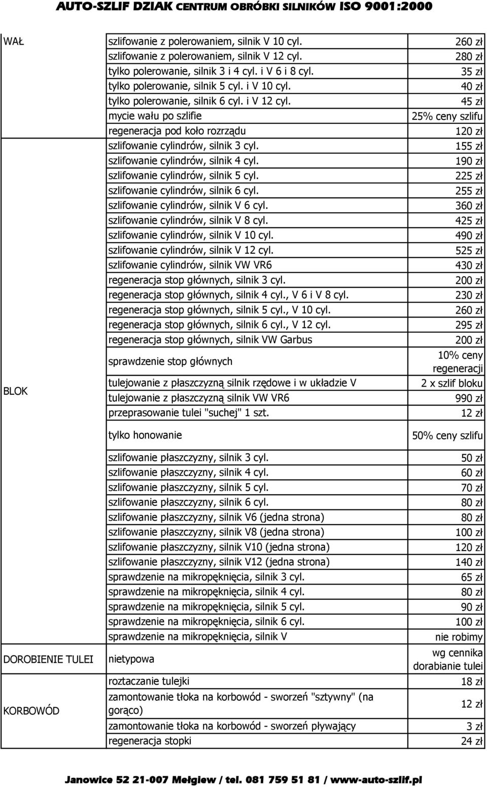 szlifowanie cylindrów, silnik V 6 cyl. szlifowanie cylindrów, silnik V 8 cyl. szlifowanie cylindrów, silnik V 10 cyl. szlifowanie cylindrów, silnik V 12 cyl.