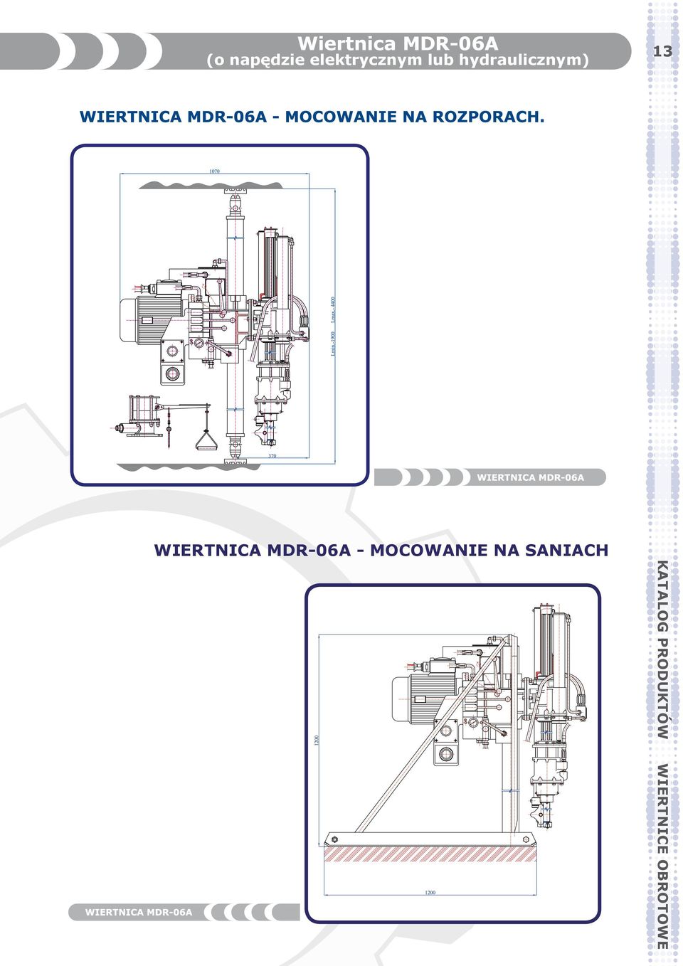 WIERTNICA MDR-06A - MOCOWANIE NA