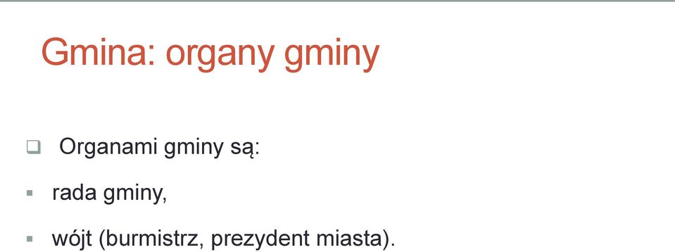 rada gminy, wójt