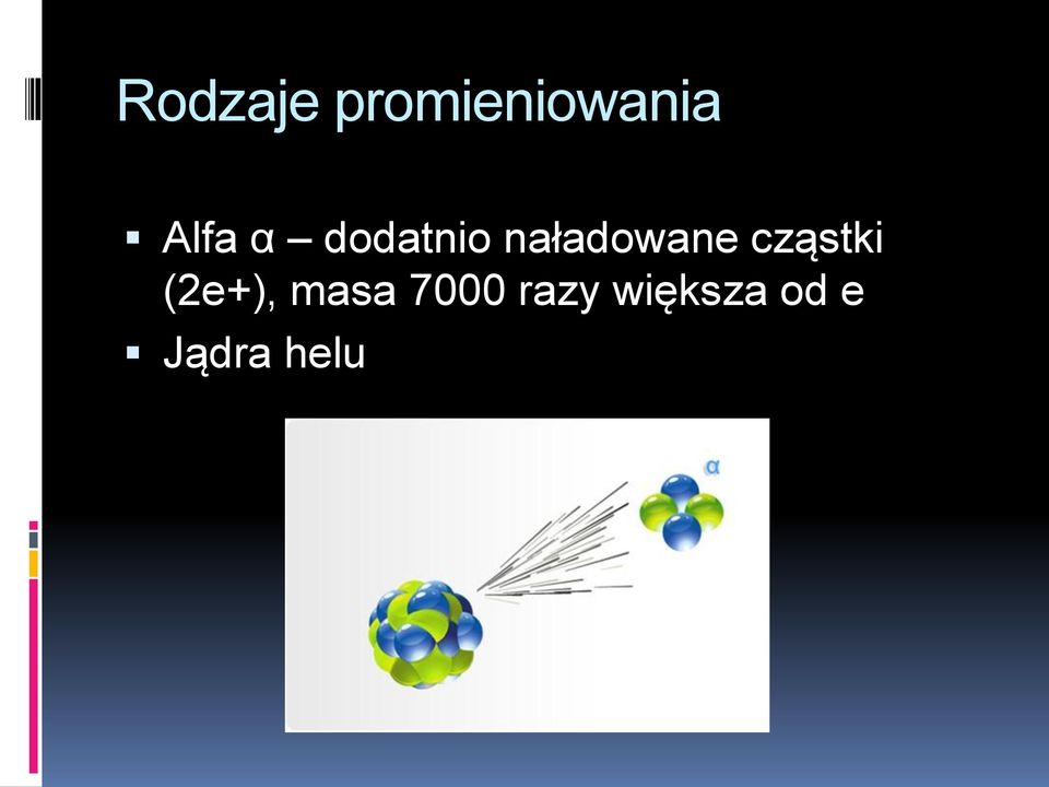 naładowane cząstki (2e+),