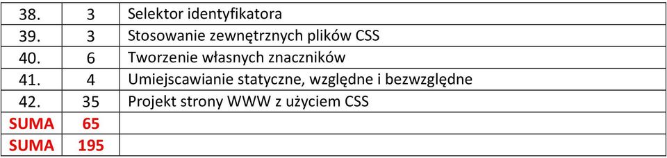 6 Tworzenie własnych znaczników 41.