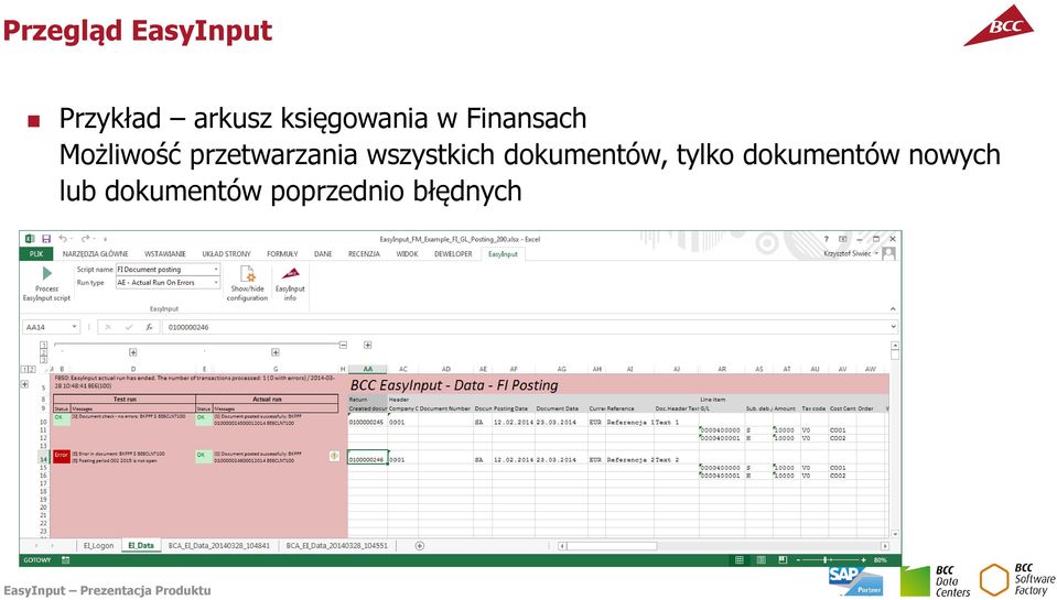 dokumentów, tylko dokumentów nowych lub