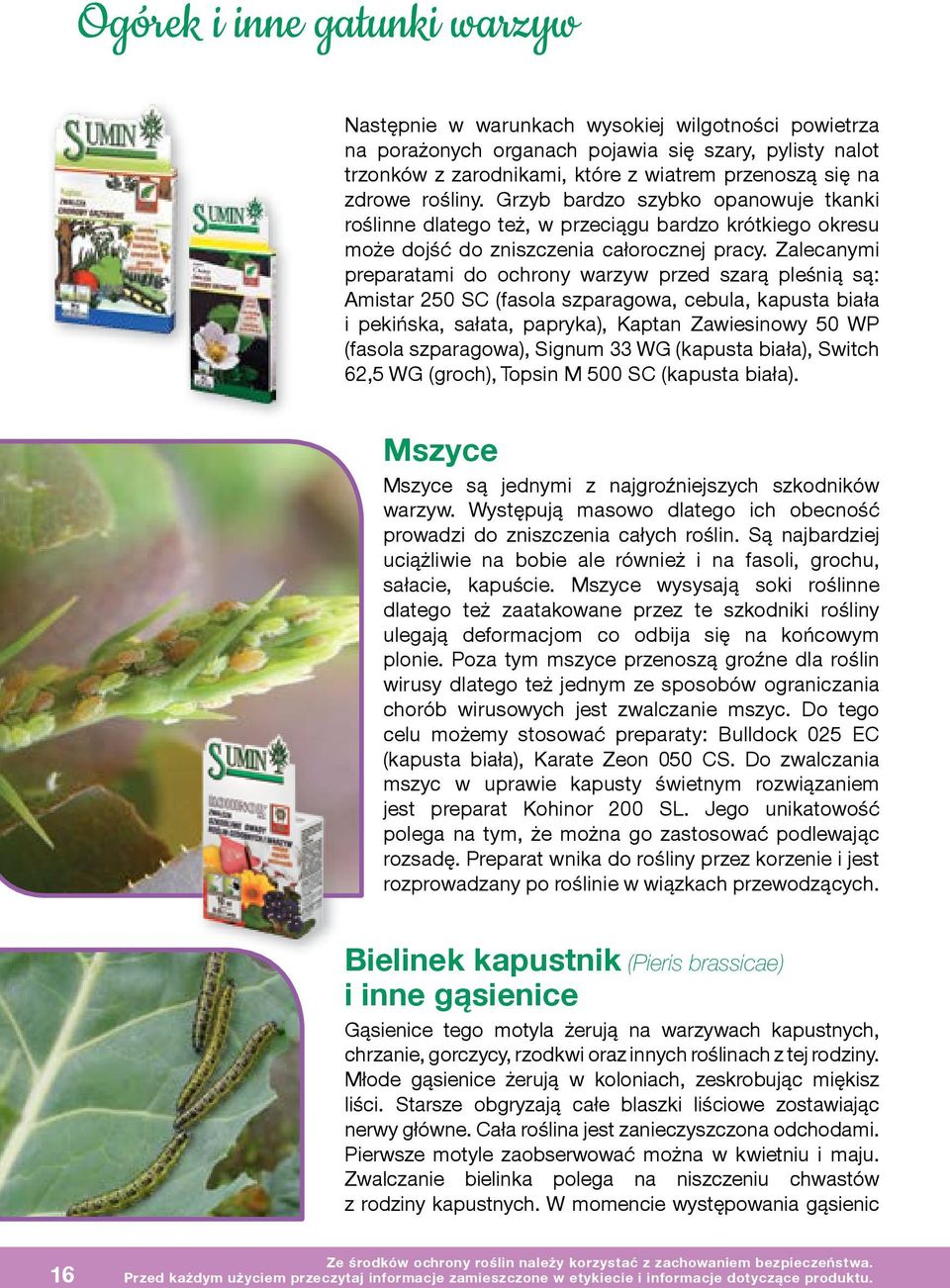Zalecanymi preparatami do ochrony warzyw przed szarą pleśnią są: Amistar 250 SC (fasola szparagowa, cebula, kapusta biała i pekińska, sałata, papryka), Kaptan Zawiesinowy 50 WP (fasola szparagowa),