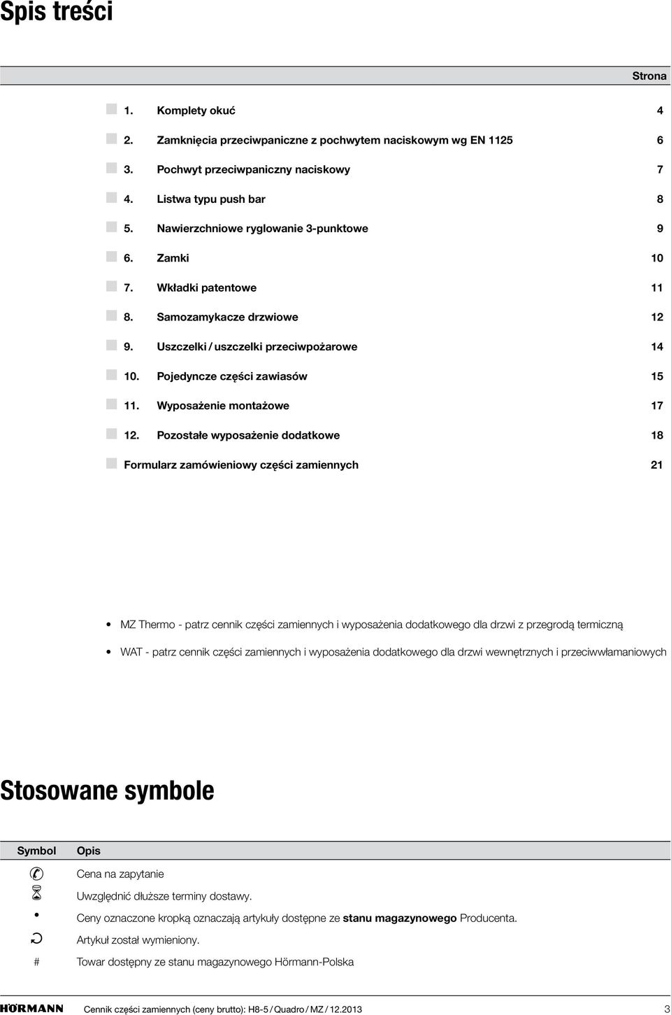 Wyposażenie montażowe 17 12.