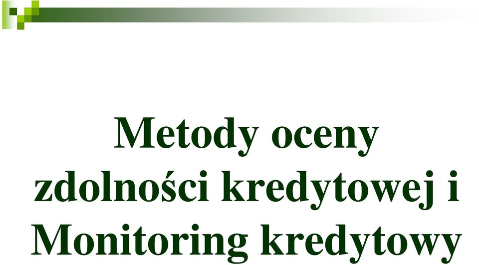 kredytowej i