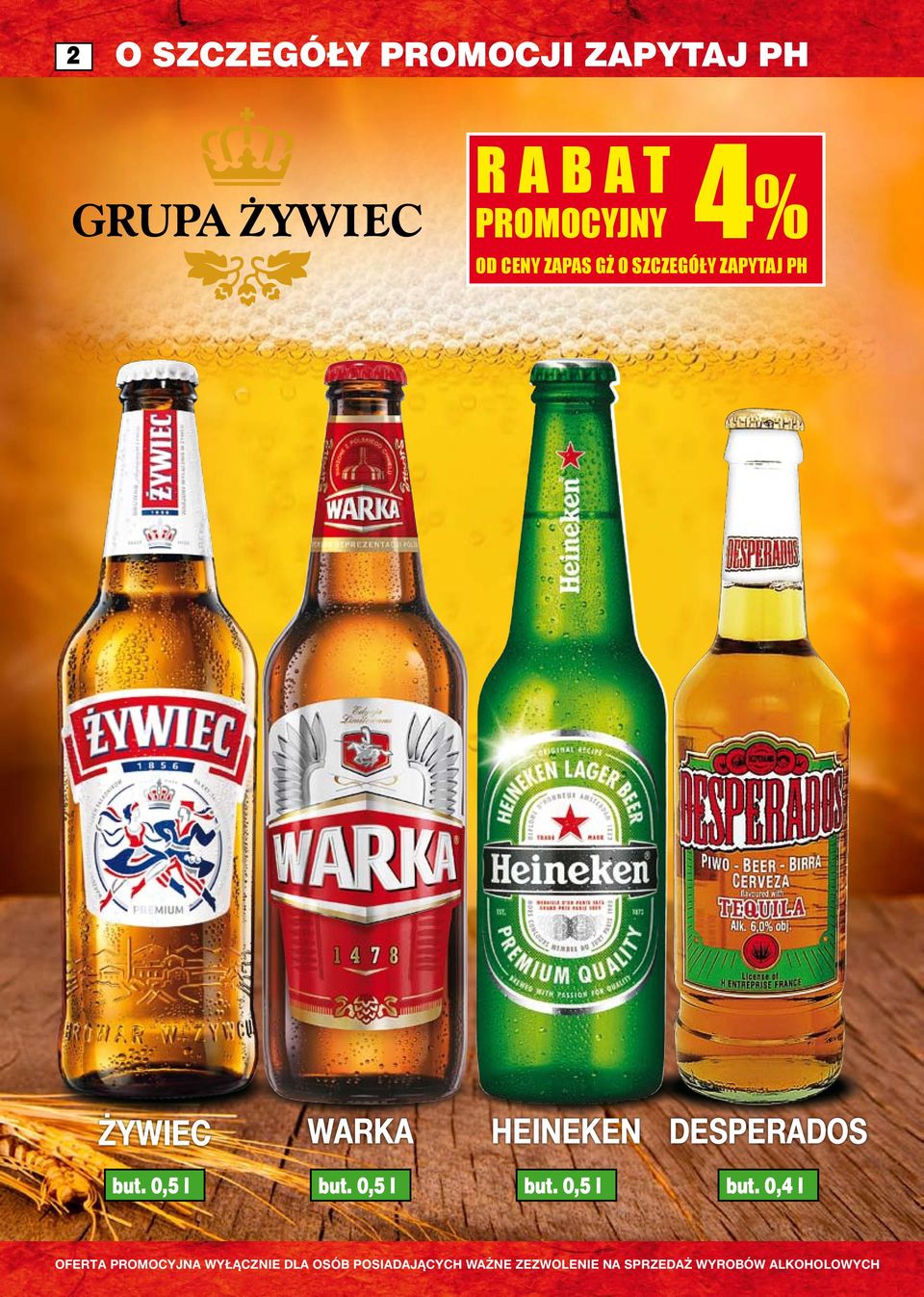 HEINEKEN DESPERADOS but.