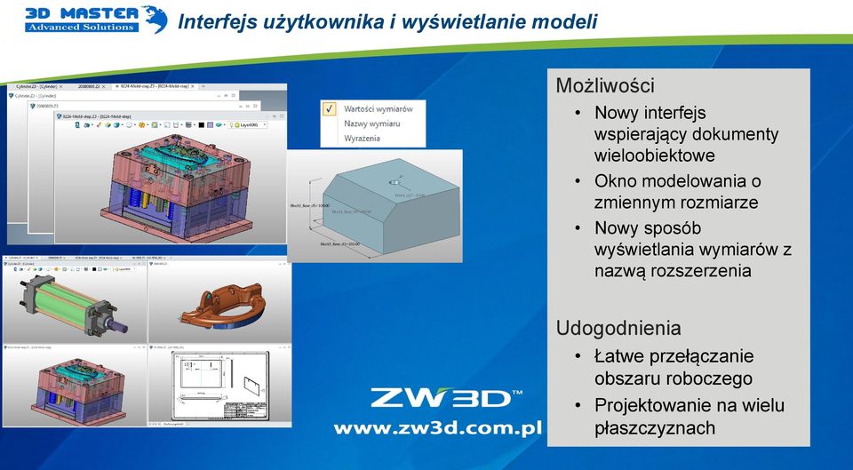 rozmiarze Nowy sposób wyświetlania wymiarów z nazwą rozszerzenia