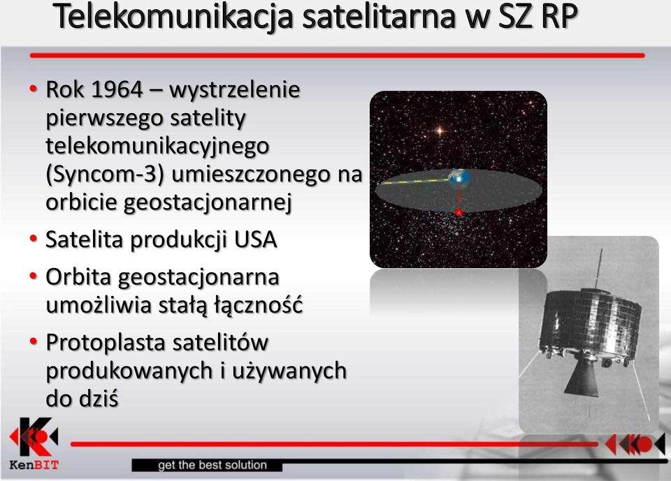 geostacjonarnej Satelita produkcji USA Orbita