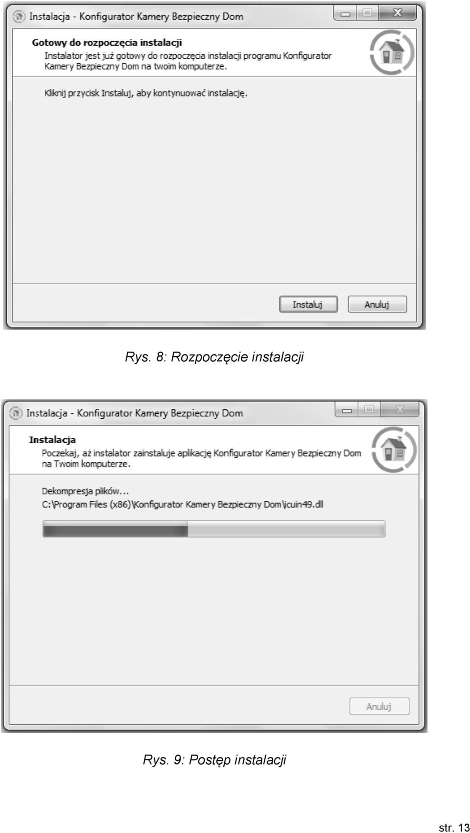 instalacji Rys.