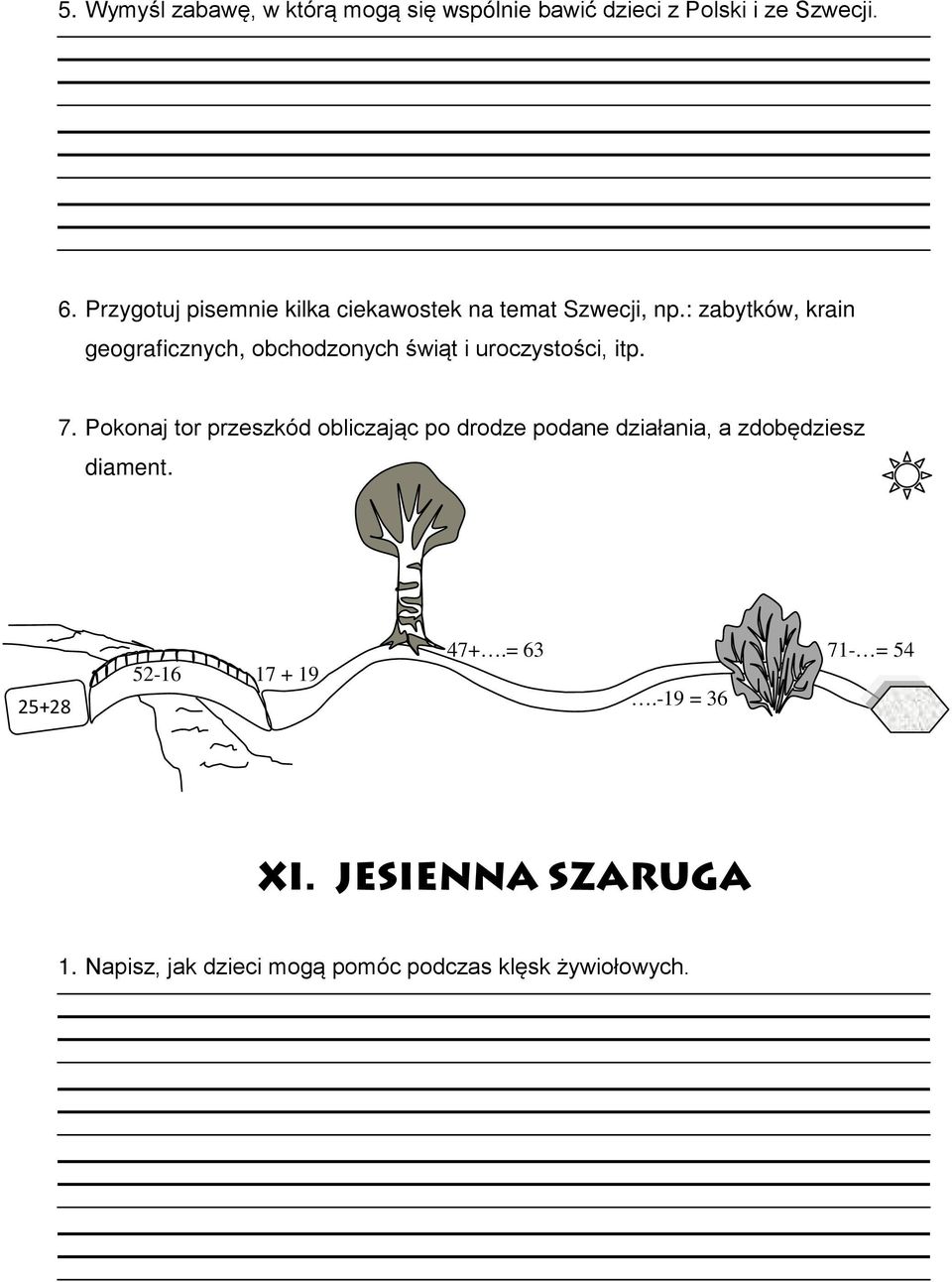 : zabytków, krain geograficznych, obchodzonych świąt i uroczystości, itp. 7.