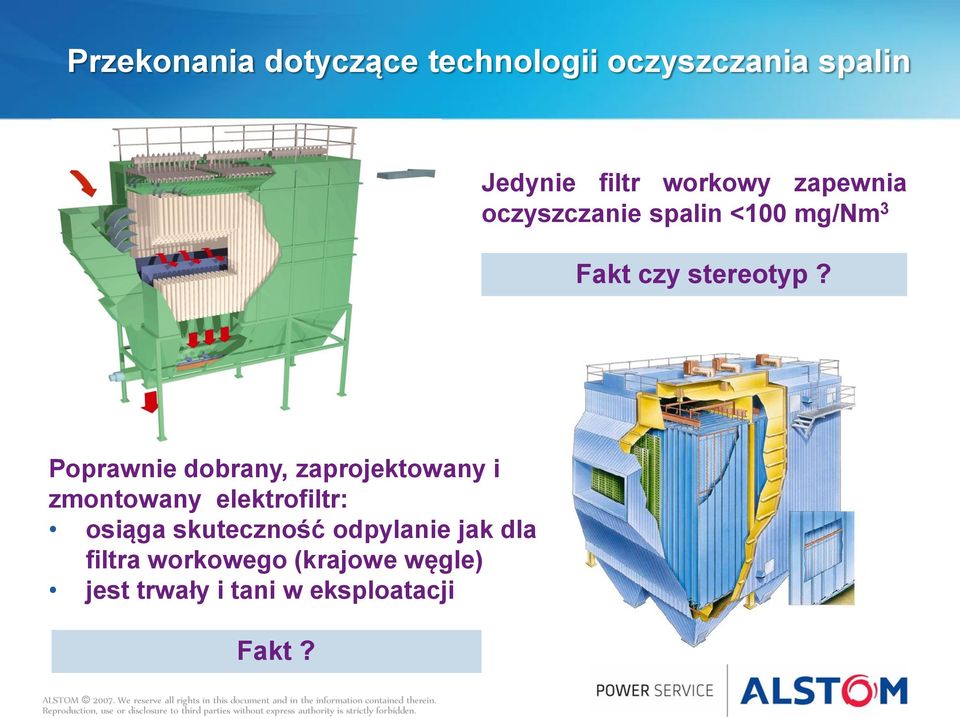 Poprawnie dobrany, zaprojektowany i zmontowany elektrofiltr: osiąga