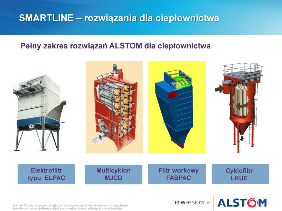 ciepłownictwa Elektrofiltr typu ELPAC