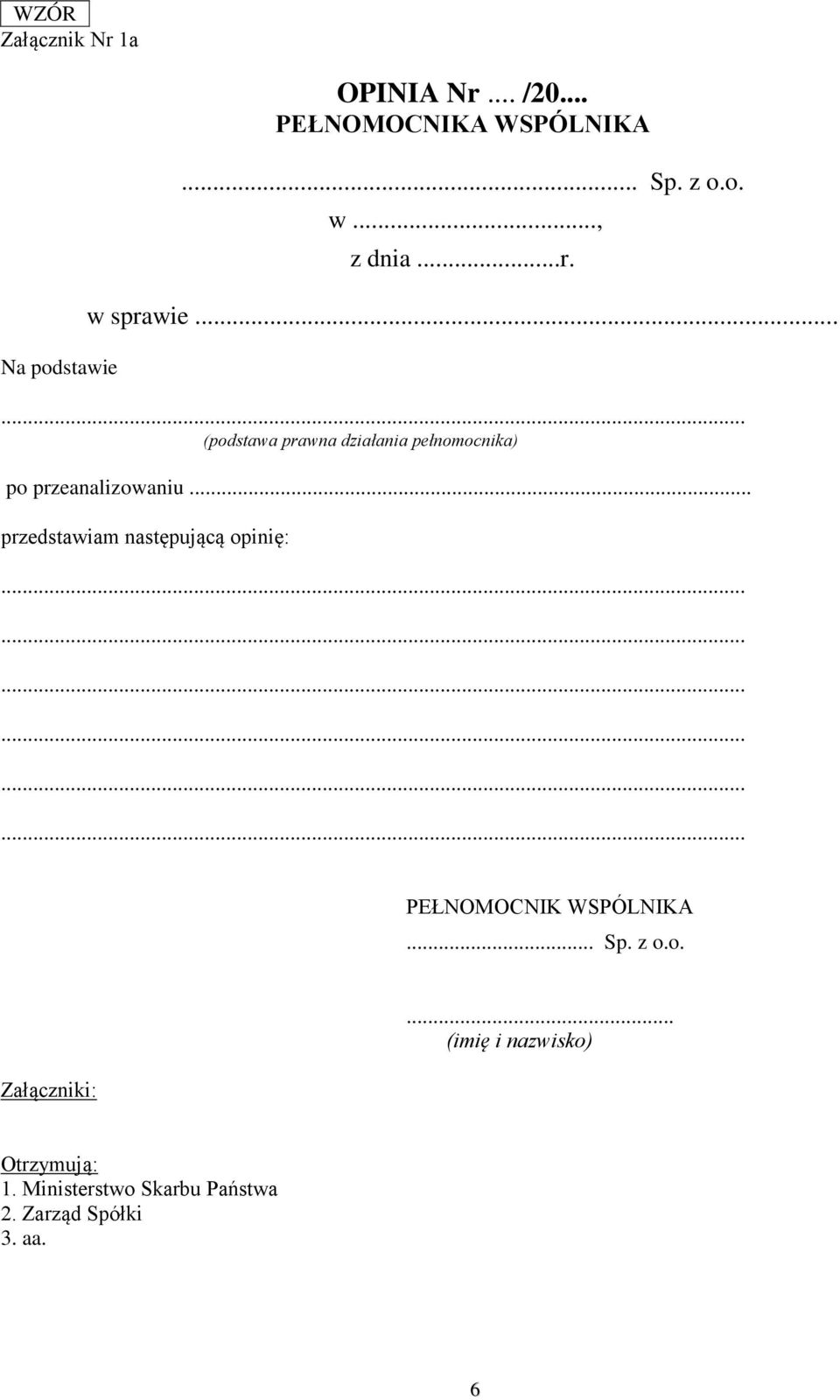 .. (podstawa prawna działania pełnomocnika) po przeanalizowaniu.