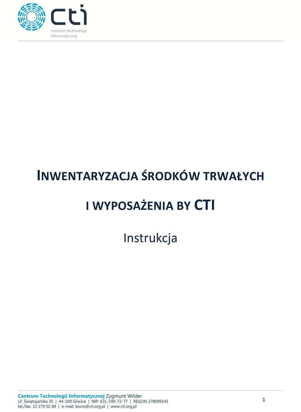 I WYPOSAŻENIA BY