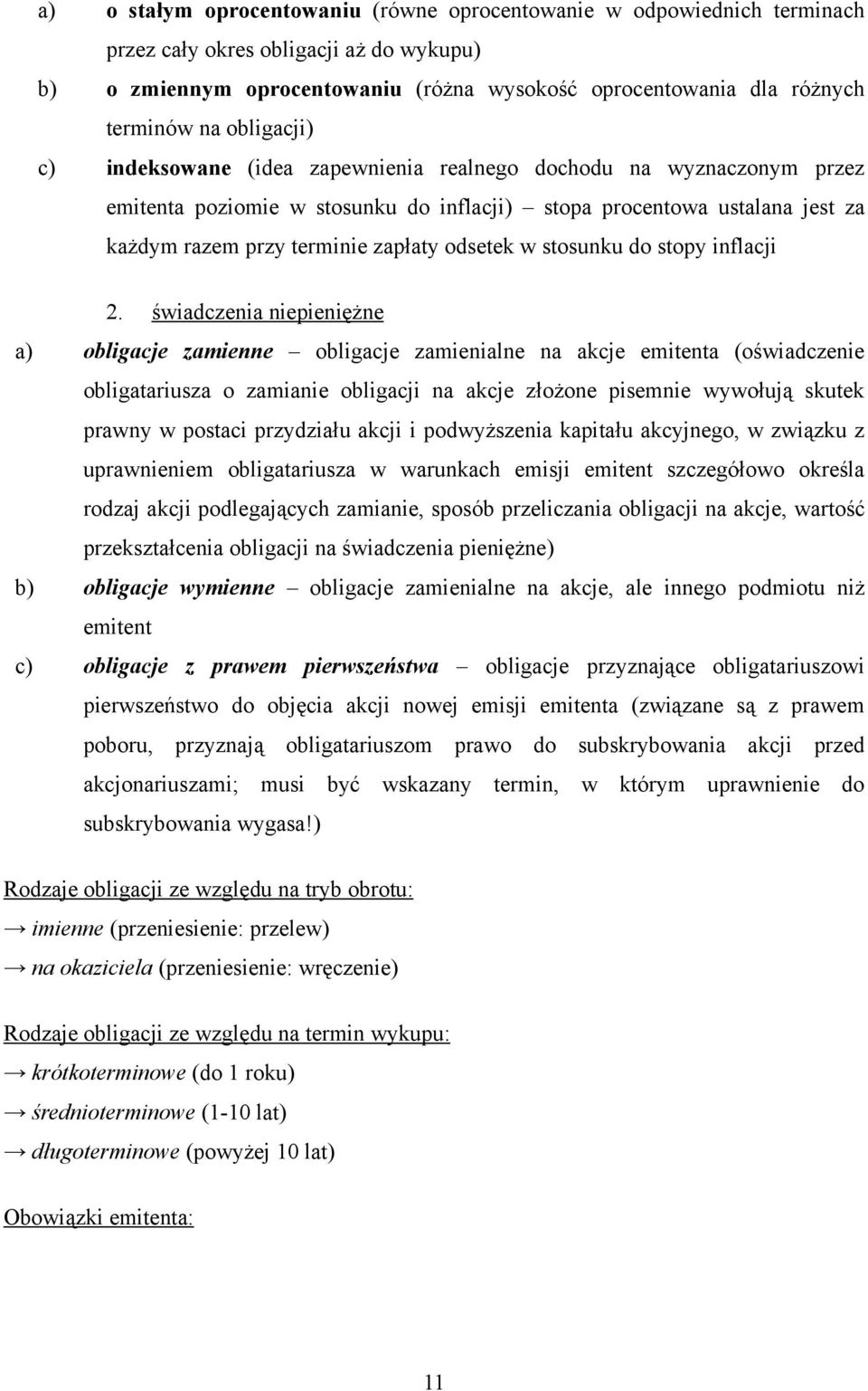 odsetek w stosunku do stopy inflacji 2.