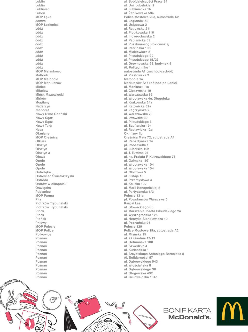 Retkińska 103 Łódź ul. Mickiewicza 5 Łódź al. Piłsudskiego 92 Łódź al. Piłsudskiego 15/23 Łódź ul. Drewnowska 58, budynek 9 Łódź Al.
