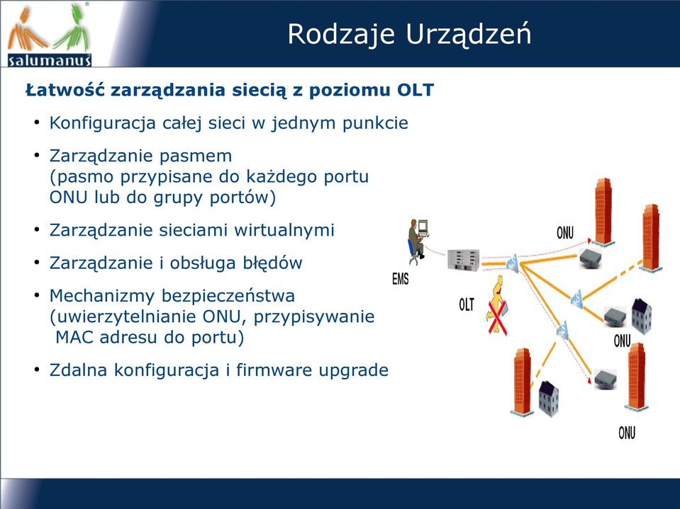 portów) Zarządzanie sieciami wirtualnymi Zarządzanie i obsługa błędów Mechanizmy