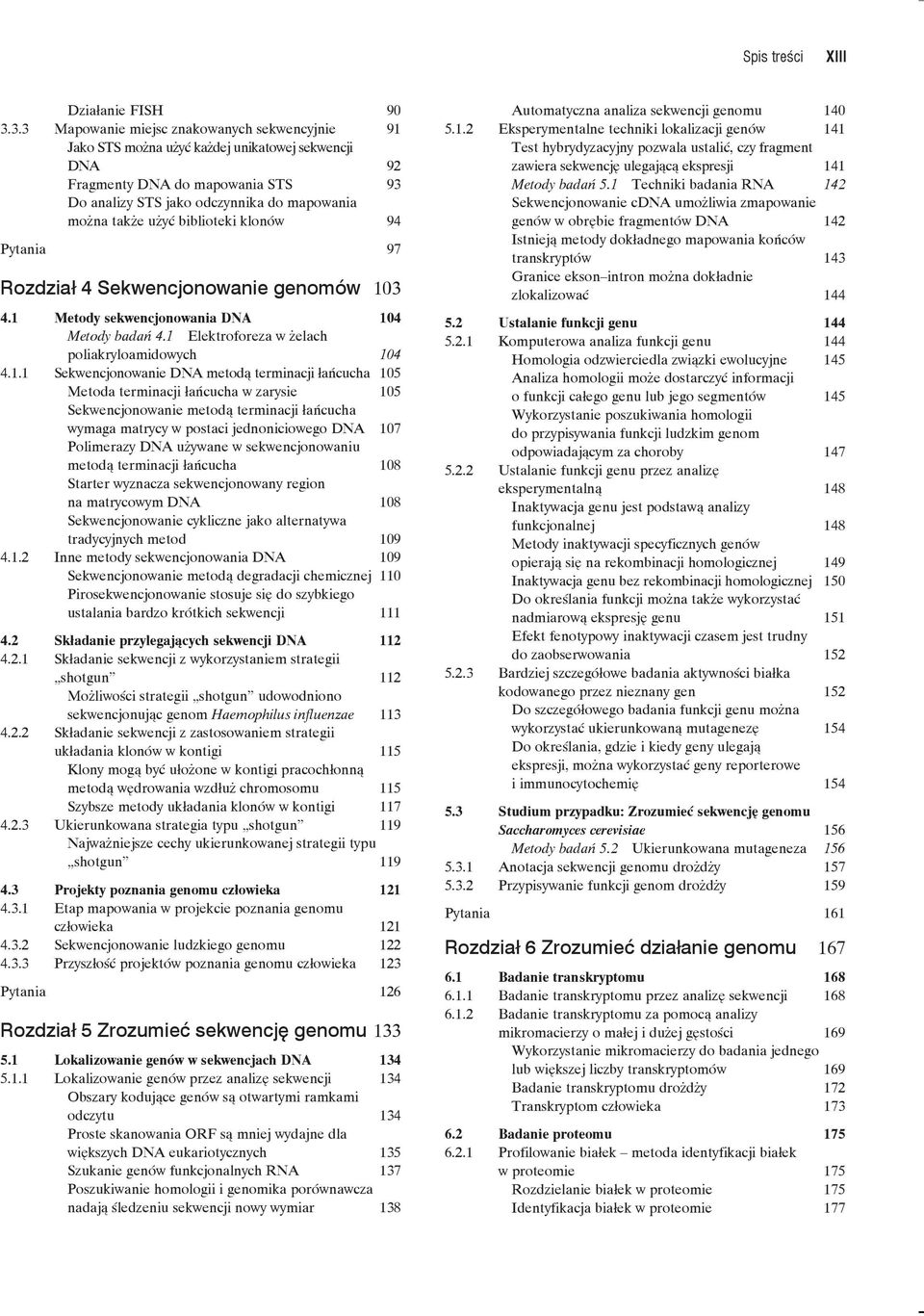 biblioteki klonów 94 Pytania 97 Rozdział 4 Sekwencjonowanie genomów 10