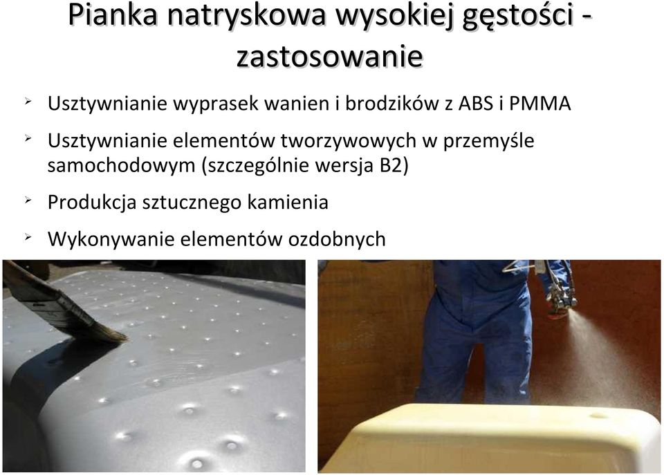 Usztywnianie elementów tworzywowych w przemyśle samochodowym