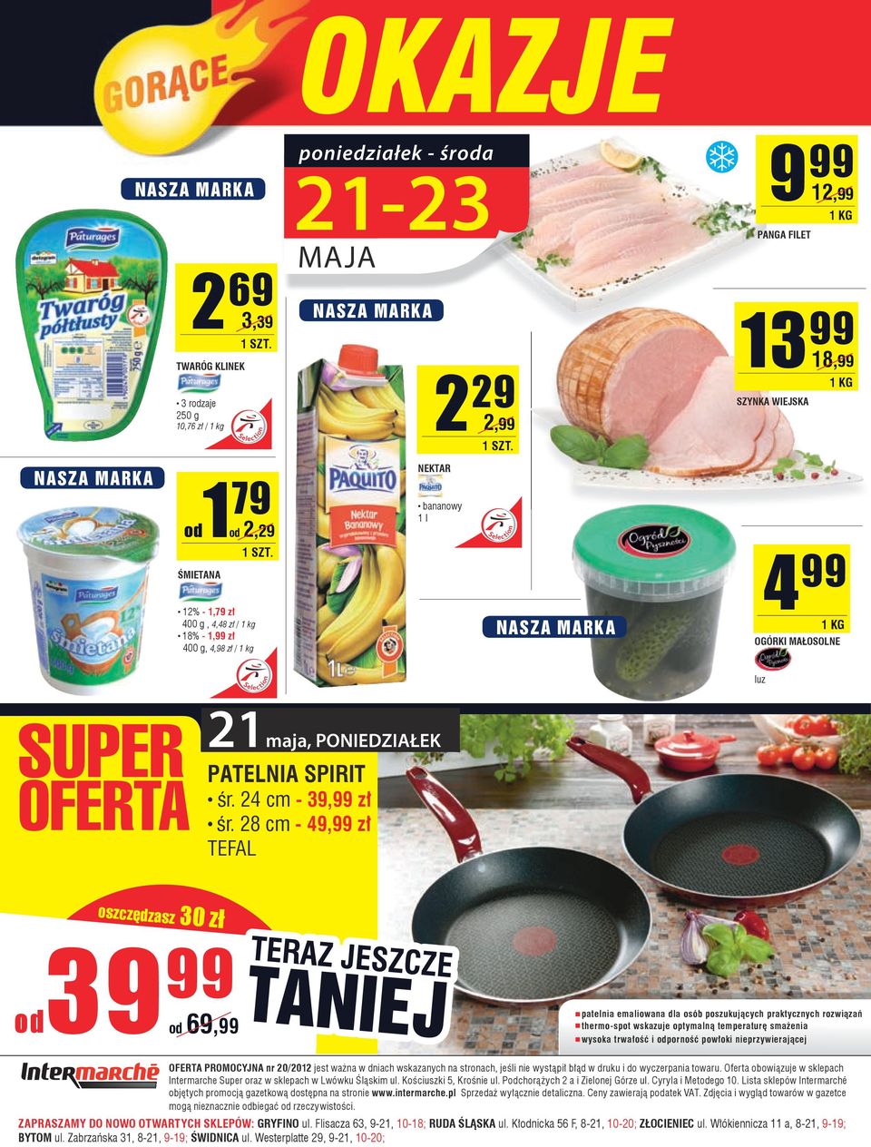 28 cm - 49,99 zł TEFAL oszczędzasz 30 zł od39 99 od 69,99 patelnia emaliowana dla osób poszukujących praktycznych rozwiązań thermo-spot wskazuje optymalną temperaturę smażenia wysoka trwałość i