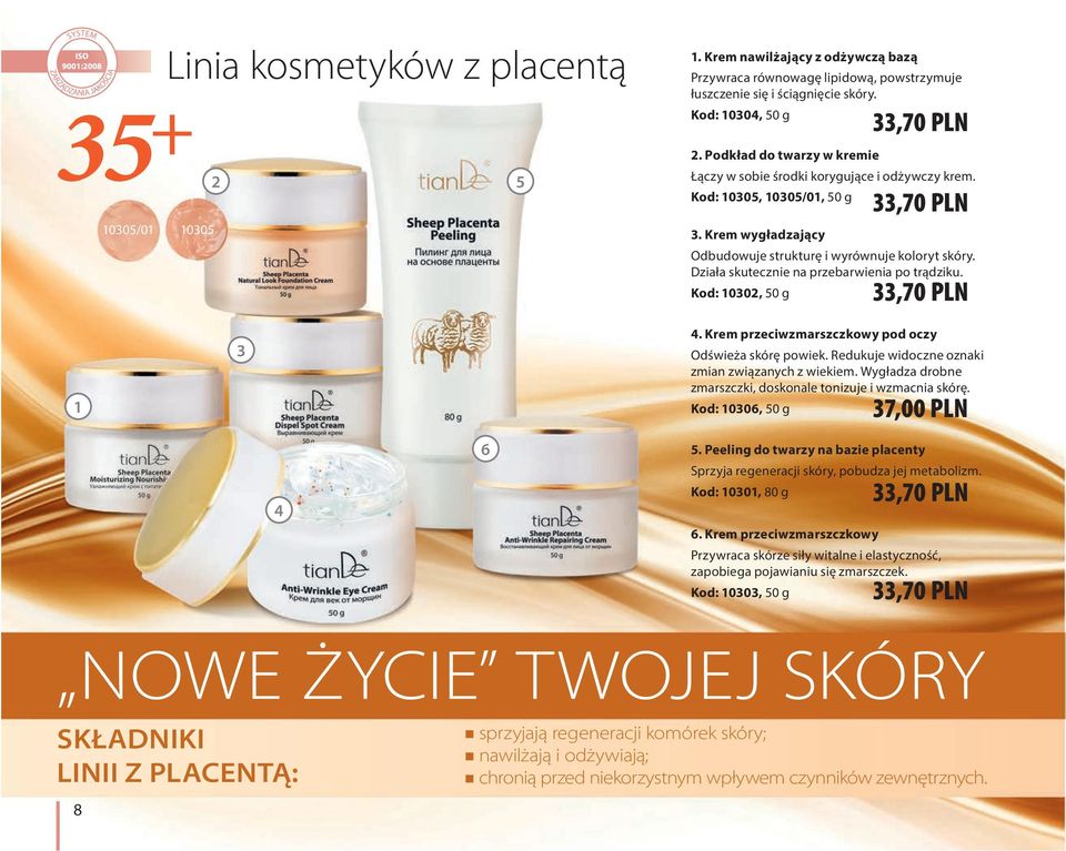 Działa skutecznie na przebarwienia po trądziku. Kod: 10302, 50 g 33,70 PLN 4. Krem przeciwzmarszczkowy pod oczy Odświeża skórę powiek. Redukuje widoczne oznaki zmian związanych z wiekiem.