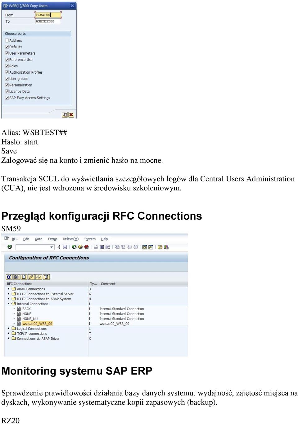 środowisku szkoleniowym.