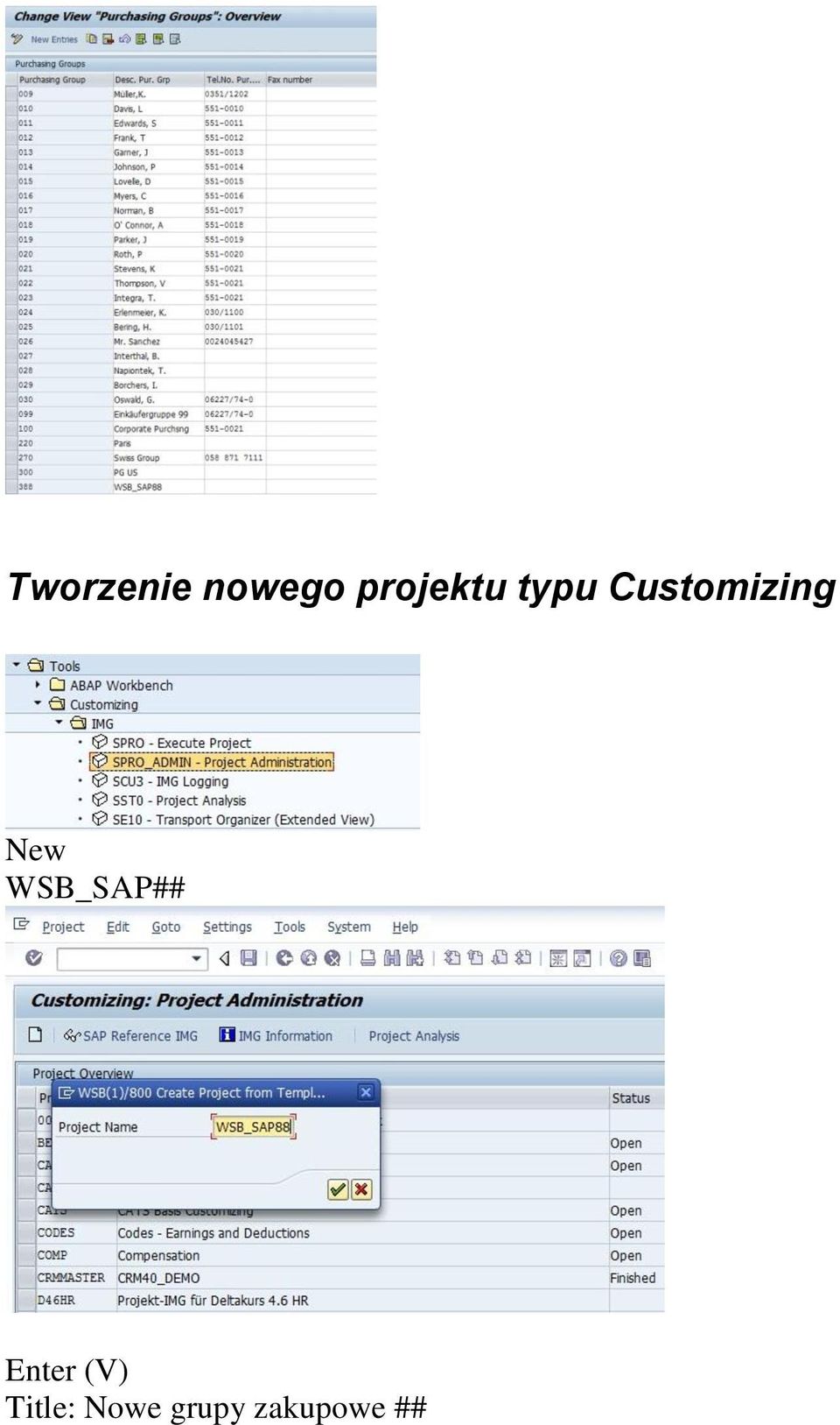 Customizing New