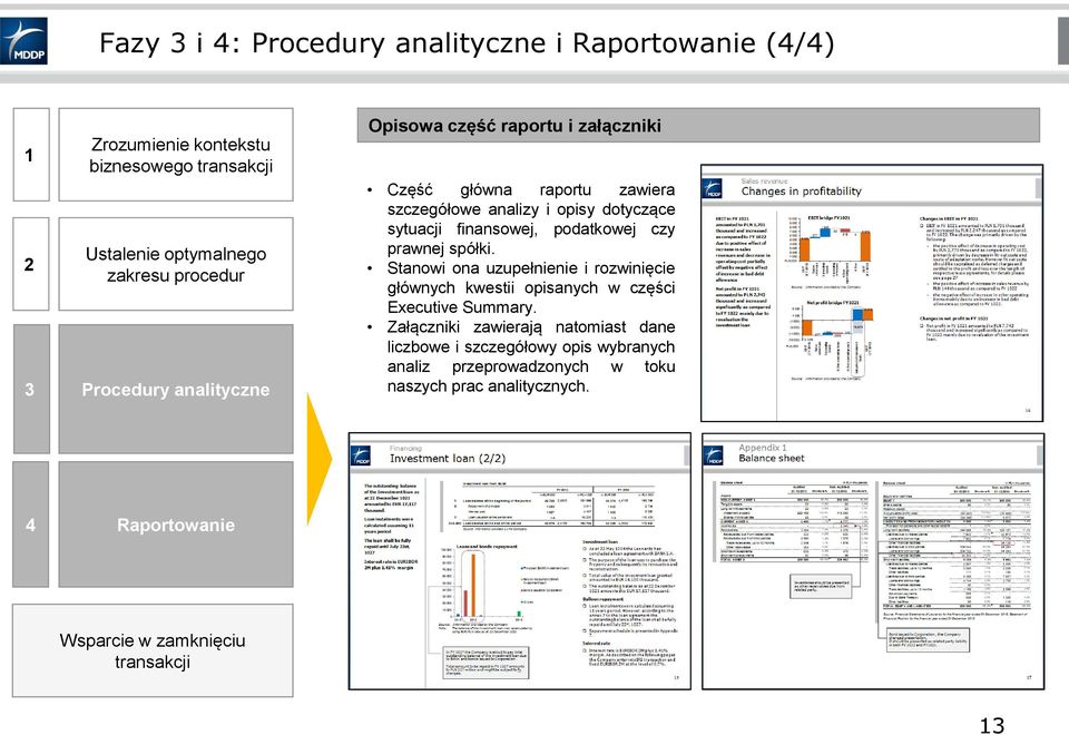 podatkowej czy prawnej spółki. Stanowi ona uzupełnienie i rozwinięcie głównych kwestii opisanych w części Executive Summary.