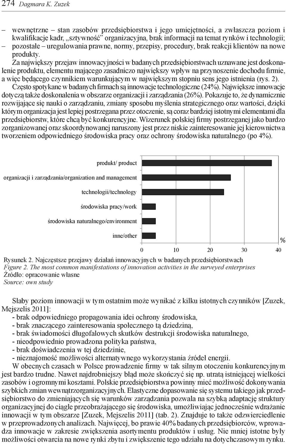 uregulowania prawne, normy, przepisy, procedury, brak reakcji klientów na nowe produkty.