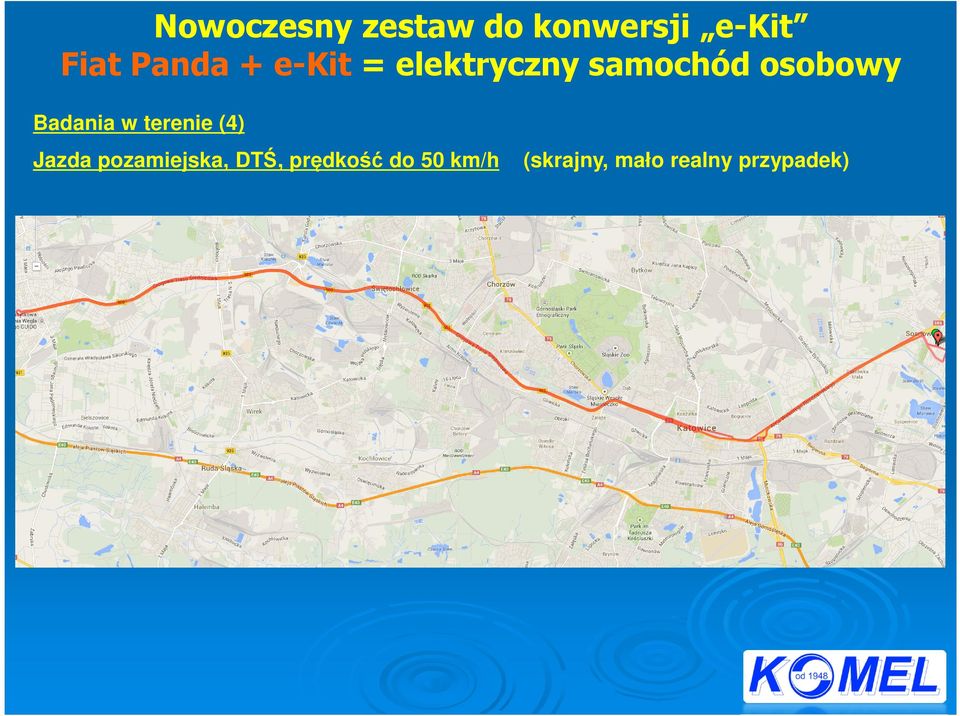 prędkość do 50 km/h