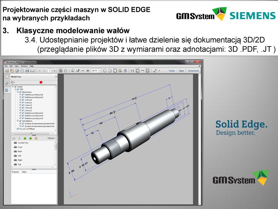 się dokumentacją 3D/2D (przeglądanie